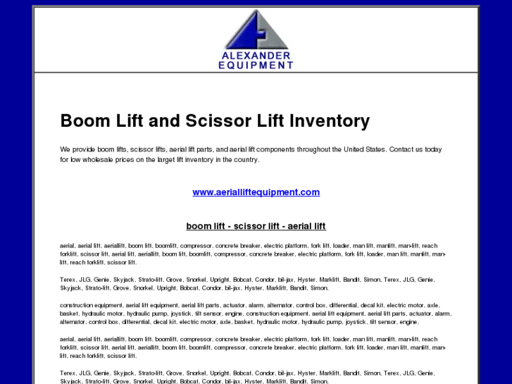 www.aerial-lift-parts.com