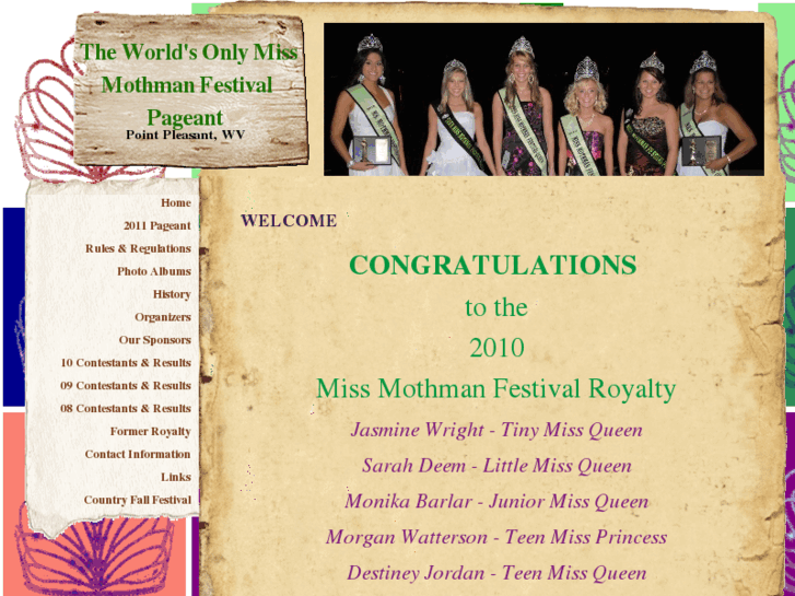 www.missmothmanfestivalpageant.com