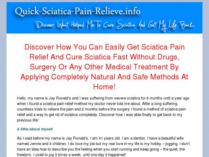 www.quick-sciatica-pain-relief.info