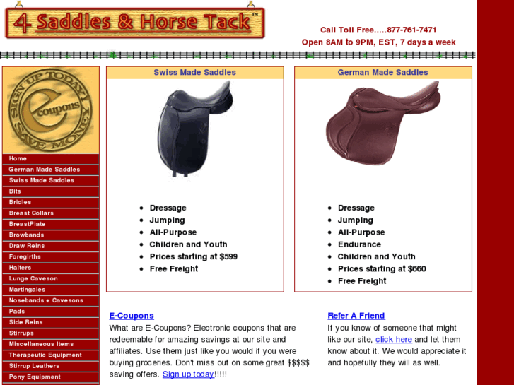 www.4-saddles-horse-tack.com