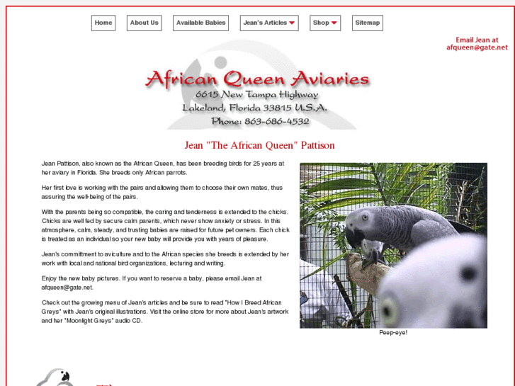 www.africanqueenaviaries.com