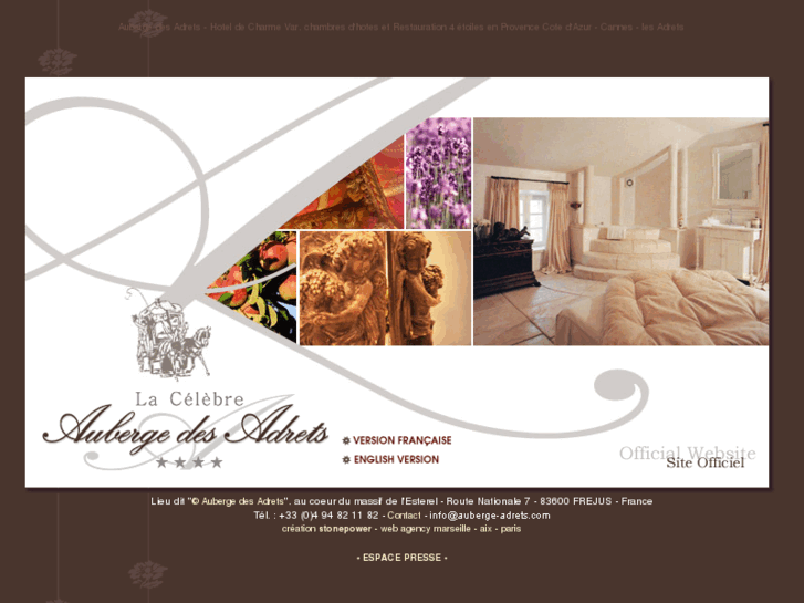 www.auberge-adrets.com