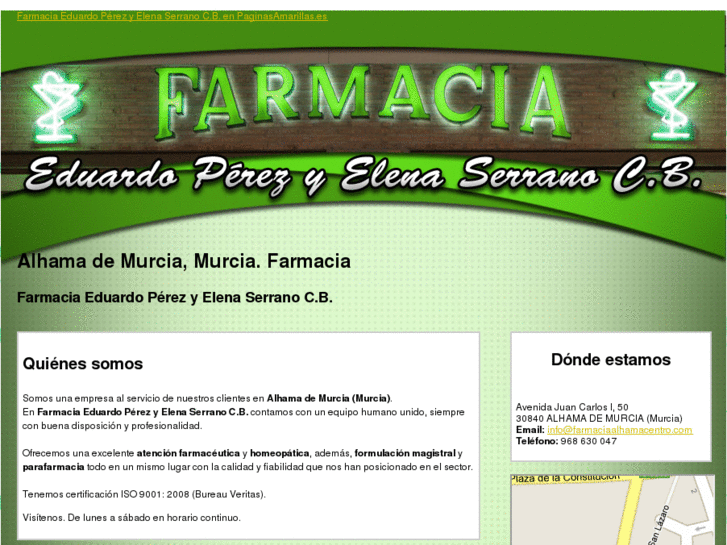 www.farmaciaalhamacentro.com