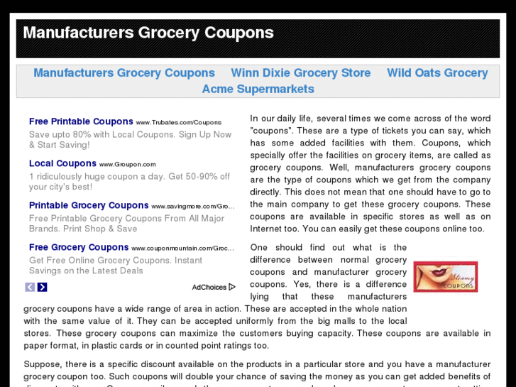 www.manufacturersgrocerycoupons.com