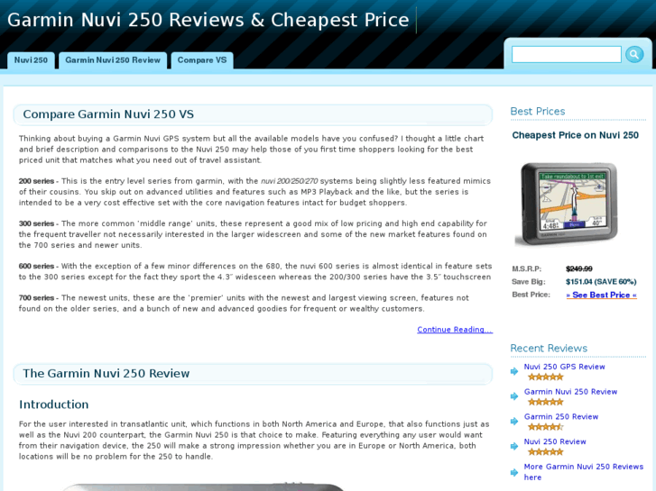 www.nuvi250.com