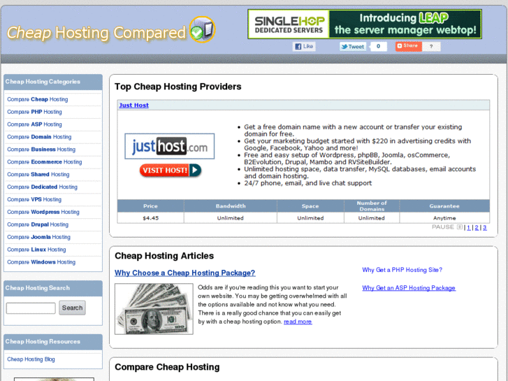 www.cheaphostingcompared.com