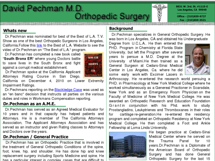 www.davidpechmanmd.com