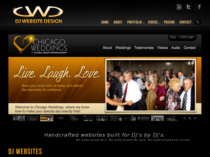 www.djwebsitedesign.com