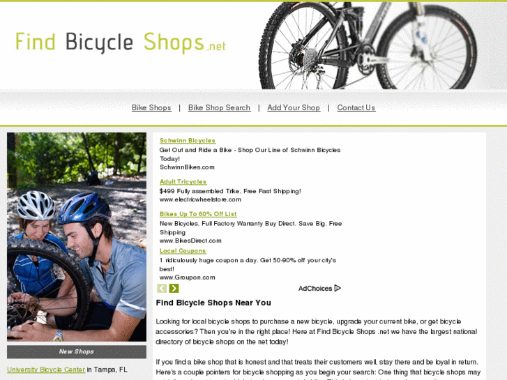 www.findbicycleshops.net