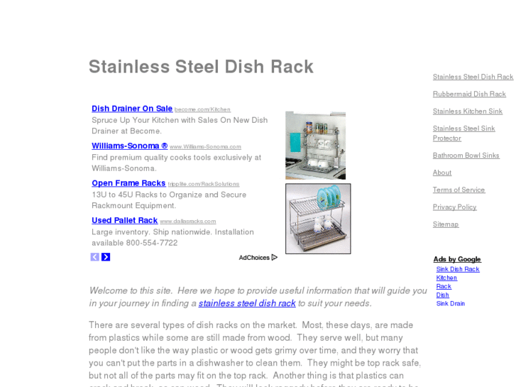 www.stainlesssteeldishrack.org