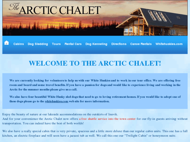 www.arcticchalet.com