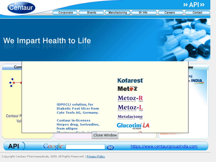 www.centaurpharma.com