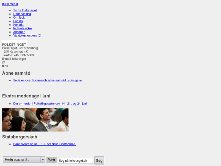www.folketinget.dk