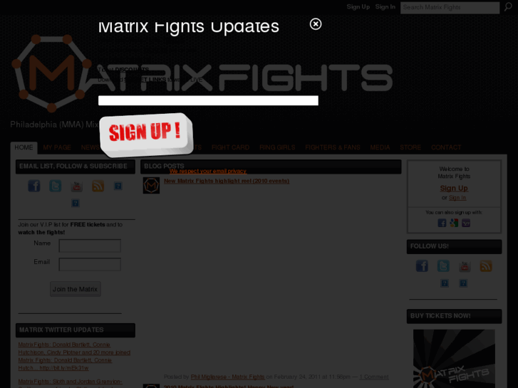 www.matrixfights.com