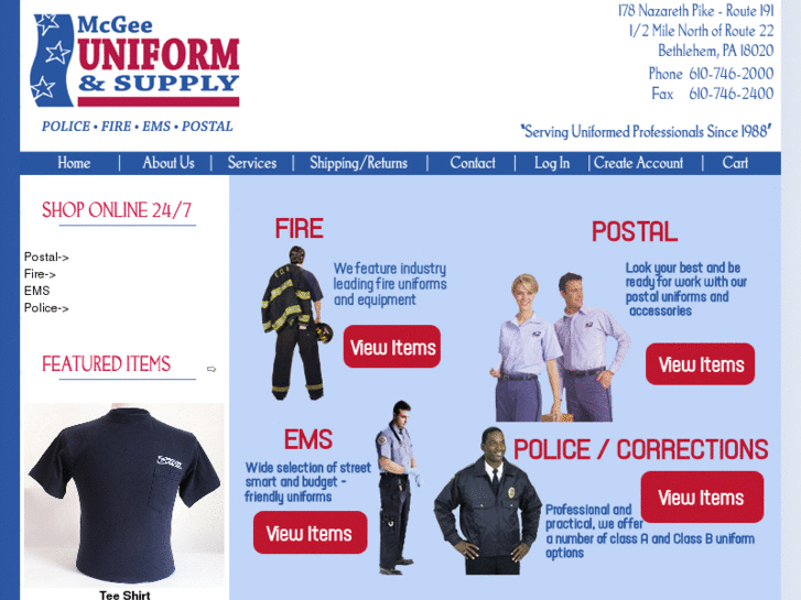 www.mcgeeuniform.com