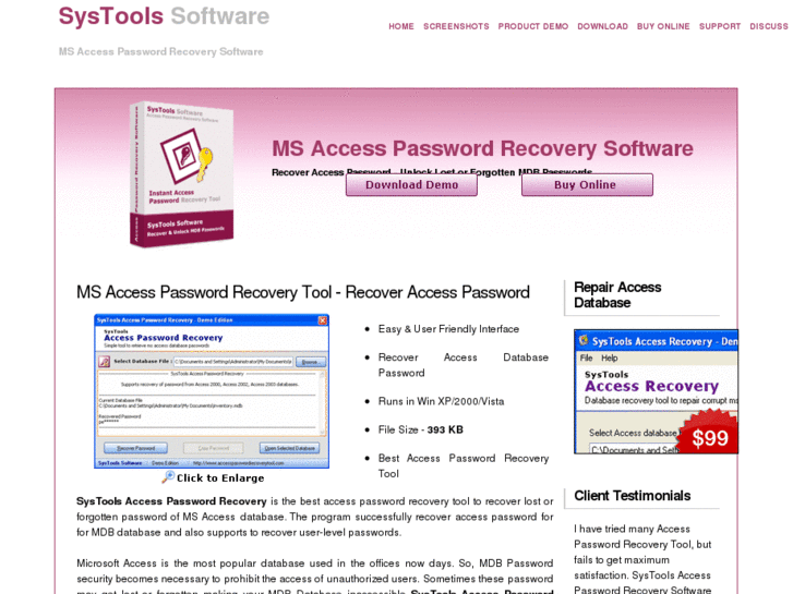 www.msaccesspasswordrecovery.com