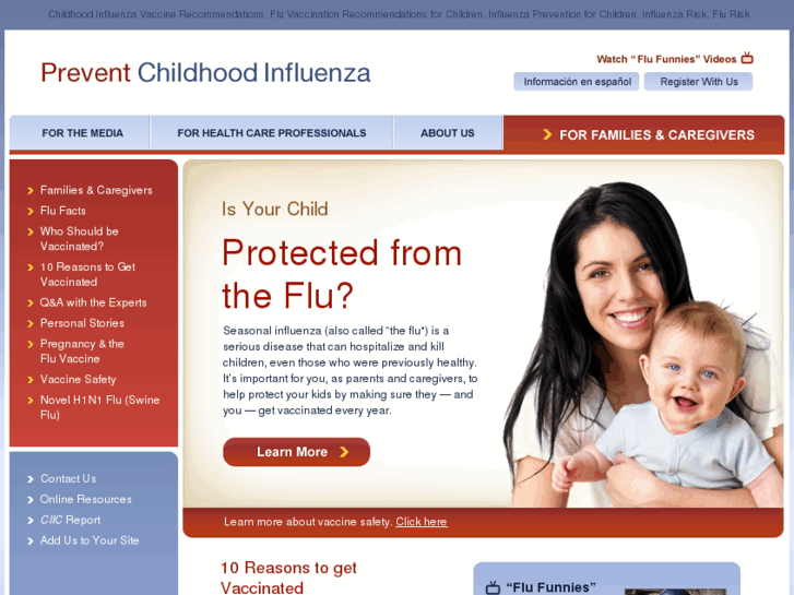 www.preventchildhoodinfluenza.com