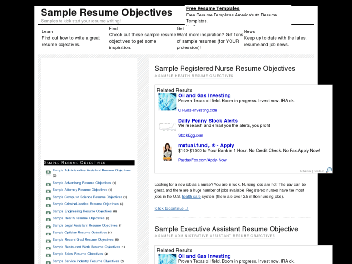 www.sample-resume-objectives.com
