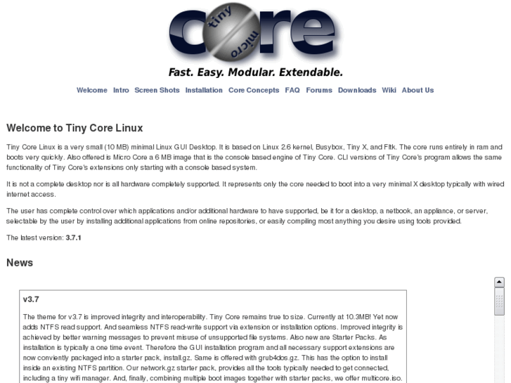 www.tinycorelinux.com