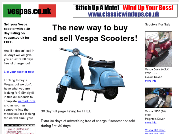 www.vespas.co.uk