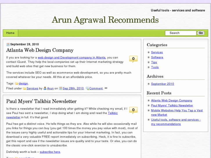 www.arunrecommends.com