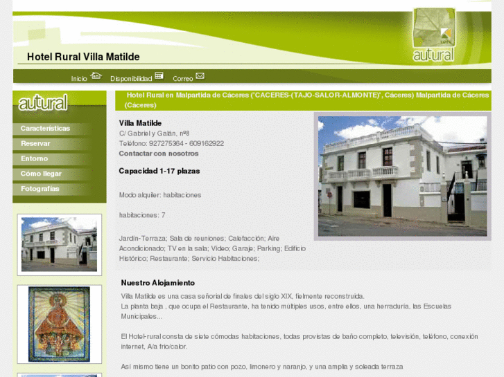 www.hotelruralvillamatilde.com