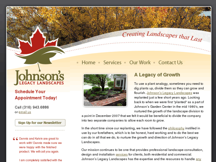 www.johnsonslandscapes.com