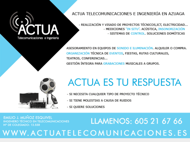 www.actuatelecomunicaciones.es