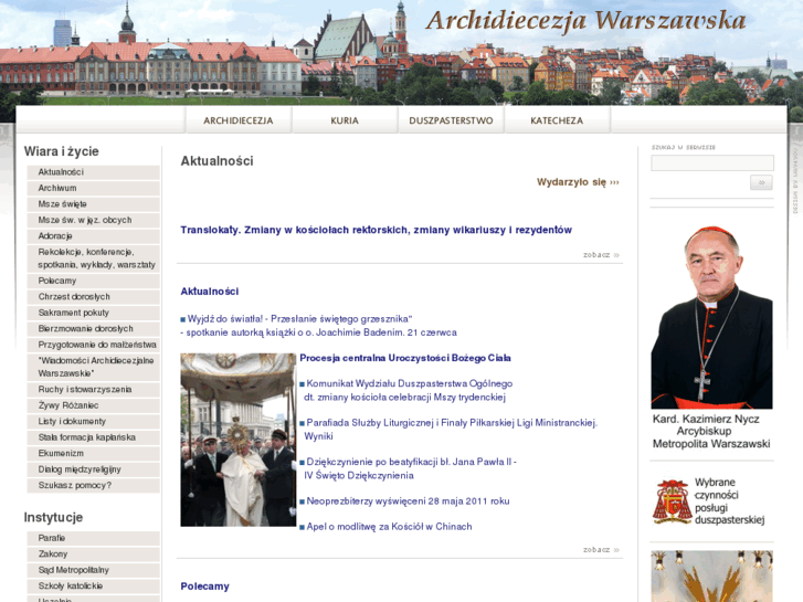 www.archidiecezja.warszawa.pl