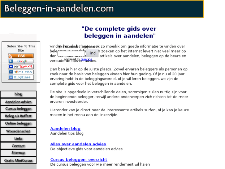 www.beleggen-in-aandelen.com