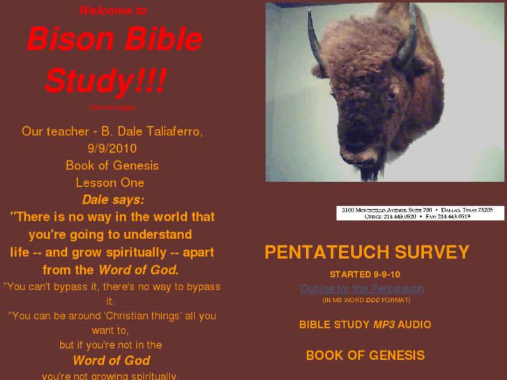 www.bisonbiblestudy.org