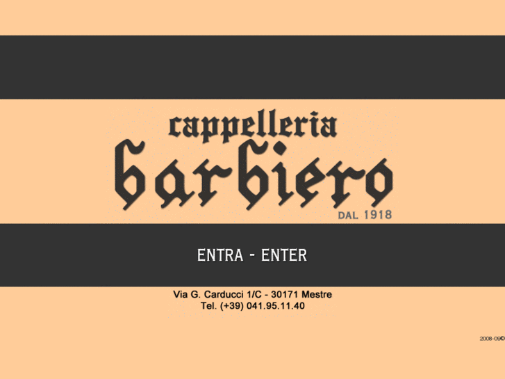 www.cappelleriabarbiero.com