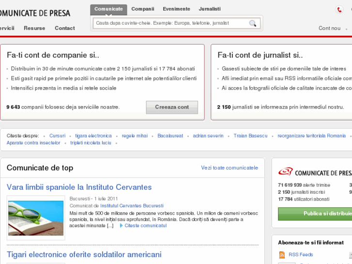 www.comunicatedepresa.ro