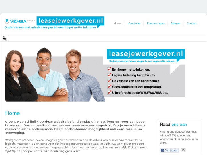 www.leasejewerkgever.nl