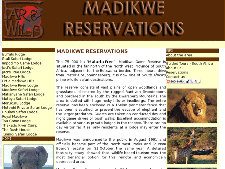 www.madikweaccommodation.com