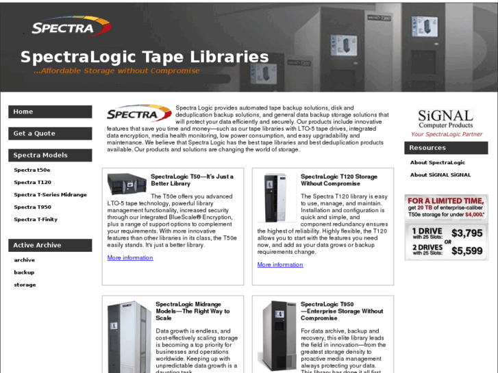 www.spectralogictapelibraries.com