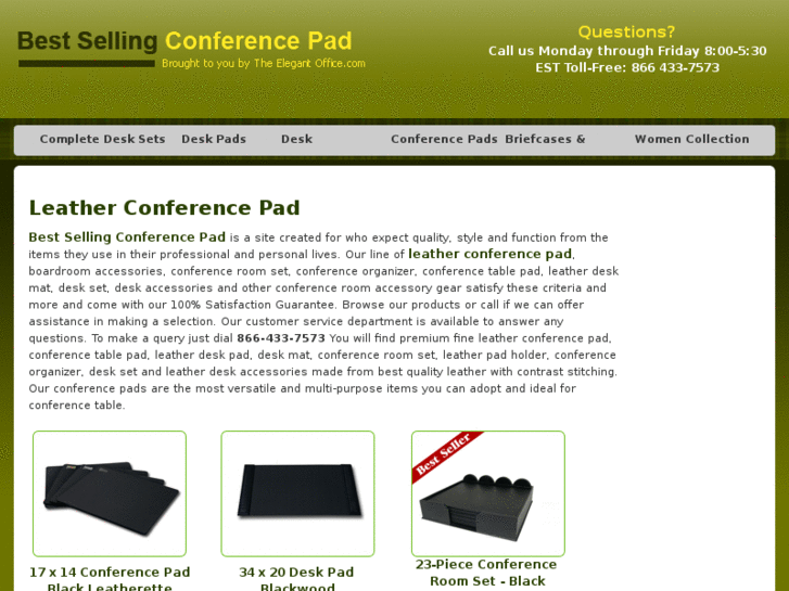 www.bestsellingconferencepad.com