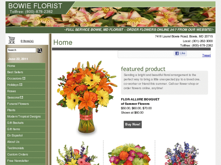 www.bowieflowersmd.com