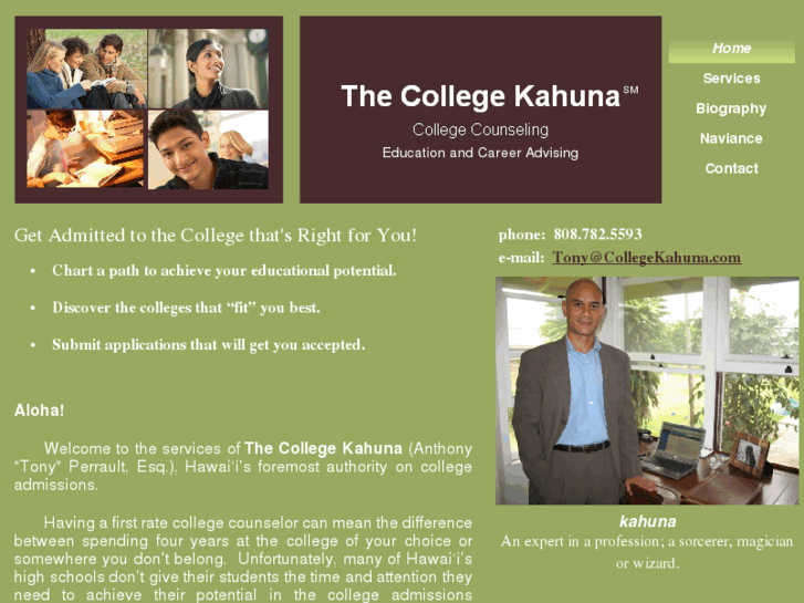 www.collegekahuna.com