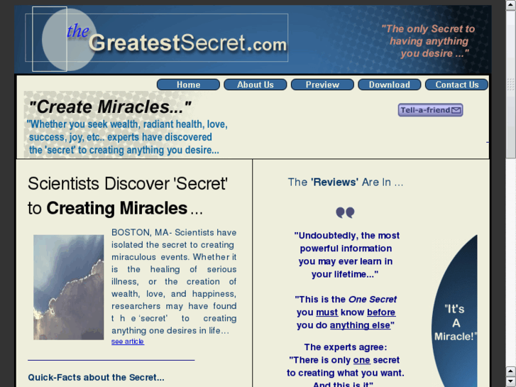 www.createmiracles.com