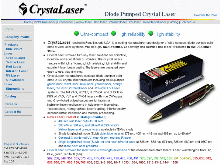 www.crystallaser.com