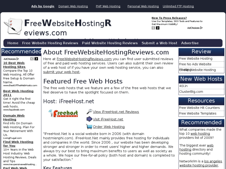 www.freewebsitehostingreviews.com