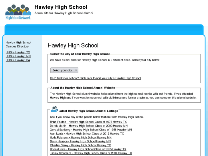 www.hawleyhighschool.com