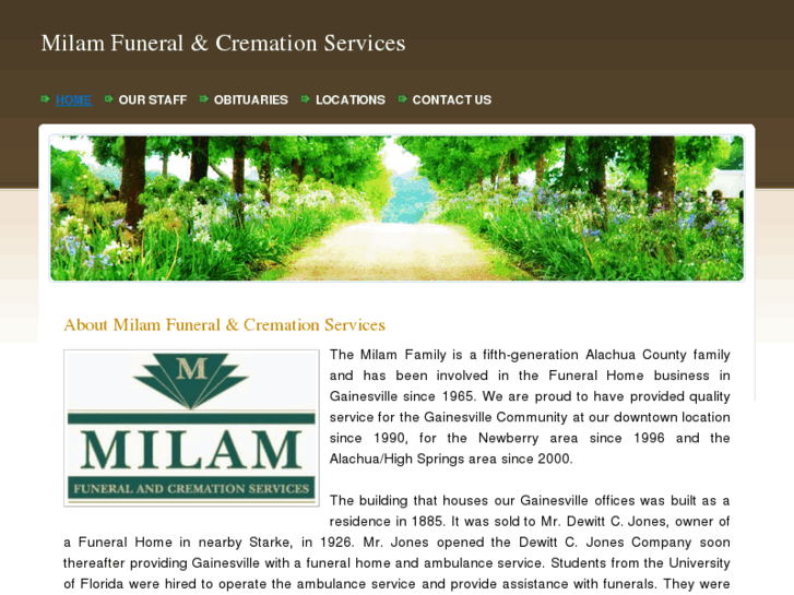 www.milamfuneralhome.com