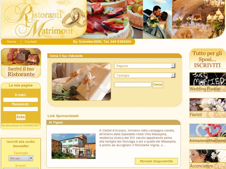 www.ristorantimatrimoni.it