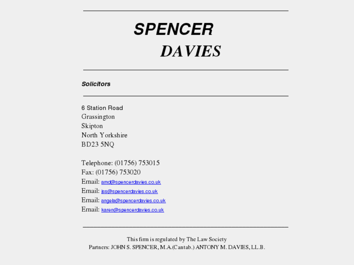 www.spencerdavies.co.uk