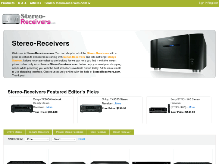 www.stereo-receivers.com