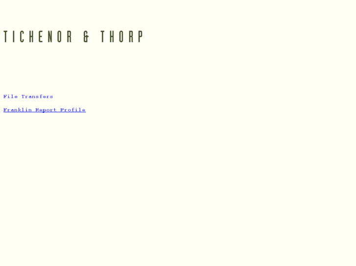 www.tichenorandthorp.com