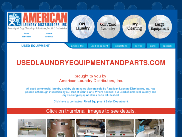 www.usedlaundryequipmentandparts.com