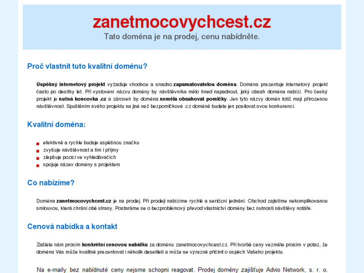 www.zanetmocovychcest.cz